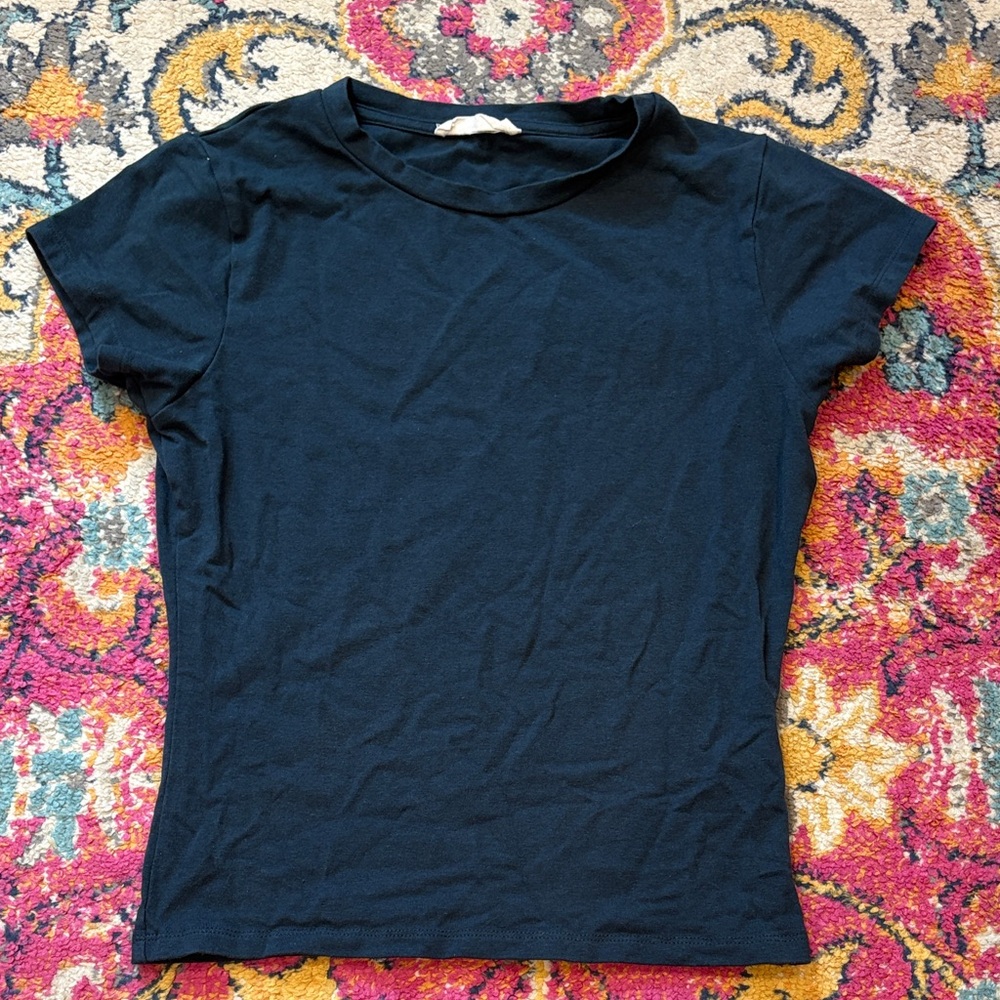 Classic Women's Short-Sleeve Tee — Navy